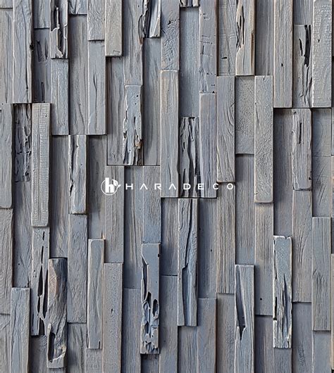 Wooden Wall Cladding Haradeco Grey Washed Coral