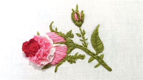 3d Rose Hand Embroidery Embroidery Handembroidery 3droseembroidery