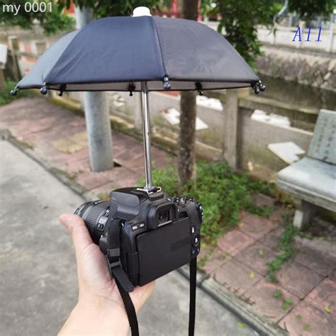 All Dslr Camera Umbrella Parasol Universal Hot Shoe Cover Mount Sunshade Rain Holder Shopee