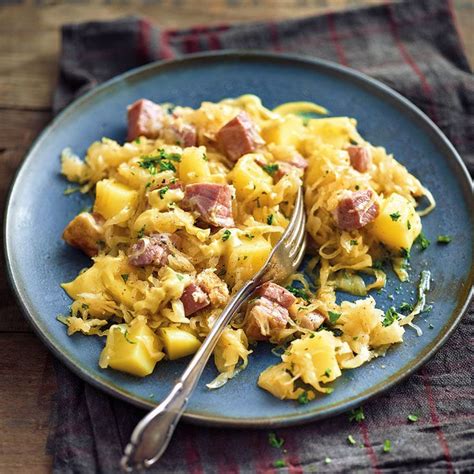 Koche Jetzt Kasseler Kartoffel Pfanne Mit Sauerkraut In 20min Und