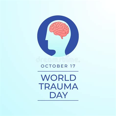 World Trauma Day Banner Trauma Patients On Wheelchair And Bandage On