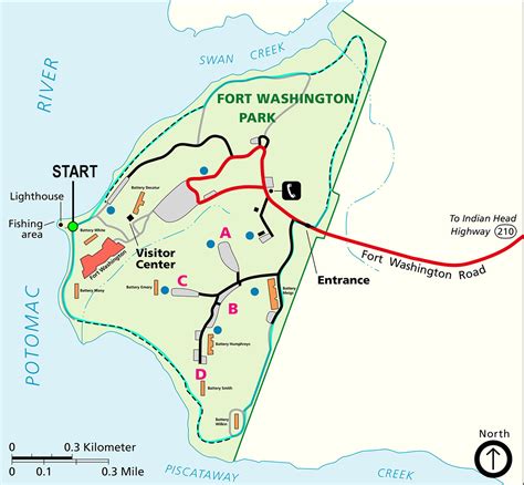 Fort Washington State Park Map