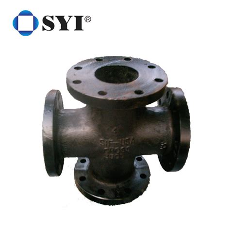 Syi Ductile Iron Awwa C Flanged Fittings For Water Or Sewerage