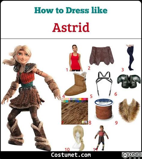 Girls' Fancy Dress Fancy Dress Girls Astrid How To Train Your Dragon Fancy Dress Costume Book ...