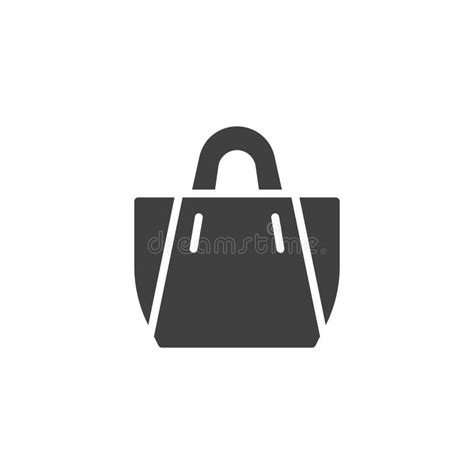 Ladies Handbag Vector Icon Stock Vector Illustration Of Clipart