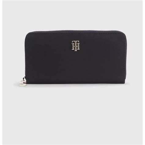 GRAND PORTEFEUILLE ZIPPÉ TOMMY HILFIGER NOIR Cdiscount Bagagerie