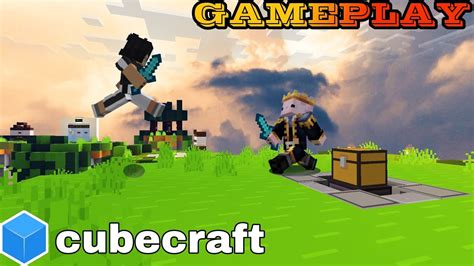 MINECRAFT CUBECRAFT SKYWARS GAMEPLAY WITH NEW CUSTOMISE CONTROL