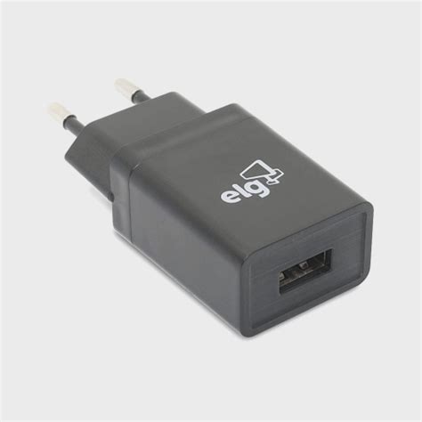 Kit Carregador de Parede Universal elg KT510WC 1 Saída USB Cabo