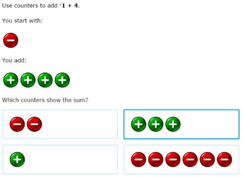 Ixl Add And Subtract Integers Using Counters 8th Grade Math Practice