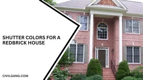 All About Color Shutters Go With Red Brick What Color Did Shutters Go