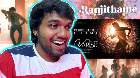 Ranjithame Varisu Song Promo Reaction Thalapathy Vijay Vamshi