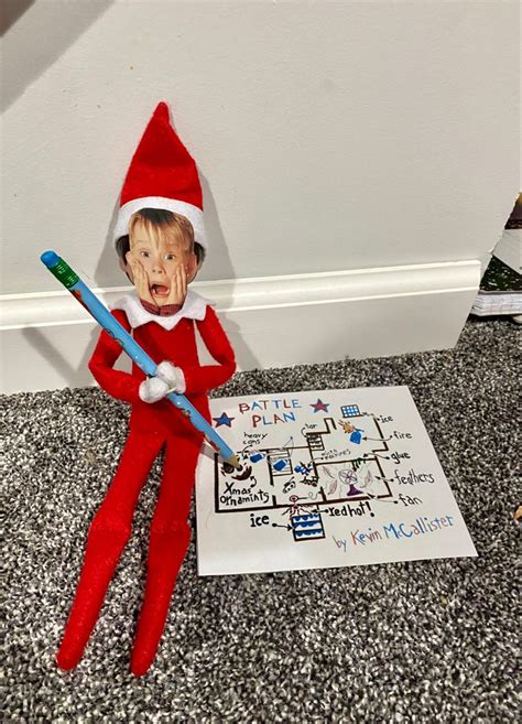 Elf On The Shelf Home Alone Elf On The Shelf Awesome Elf On The