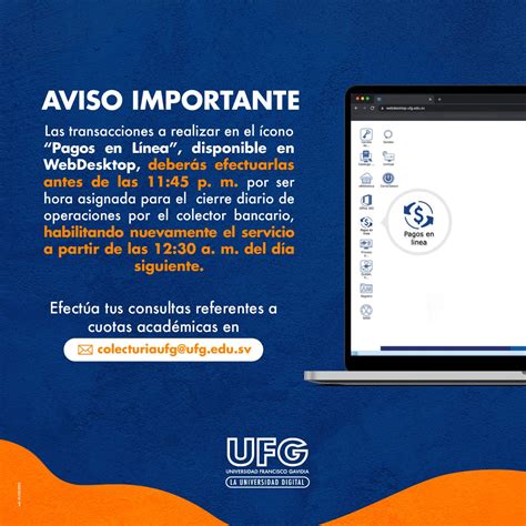 Universidad Francisco Gavidia Ufg On Twitter Informaci N Importante