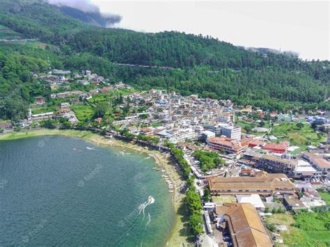 Premium Photo Aerial View Of Telaga Sarangan Or Lake Sarangan Magetan