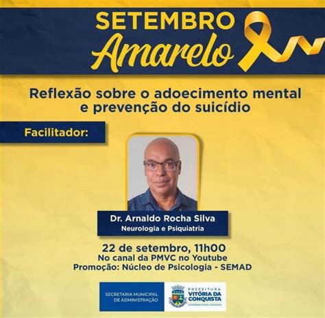 Administração Municipal Promove Palestras Sobre Saúde Mental Para