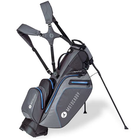 Motocaddy Hydroflex Waterproof Golf Stand Bag Charcoalblue Scottsdale Golf