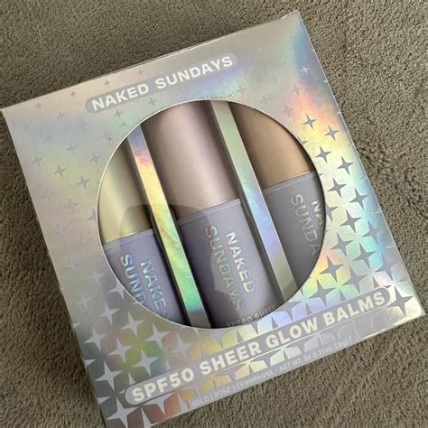 Naked Sundays Sheer Glow Balm Trio Brand New In Box Depop