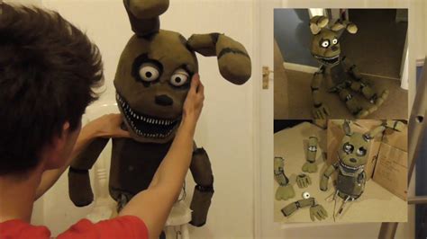 Putting Together Hand Crafted Plushtrap Prop Five Nights At Freddys