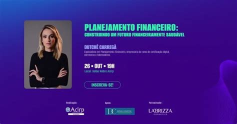 Academia Acirp Planejamento Financeiro Construindo Um Futuro