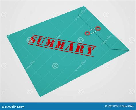 Executive Summary Folder Icon Showing Short Condensed Report Roundup D