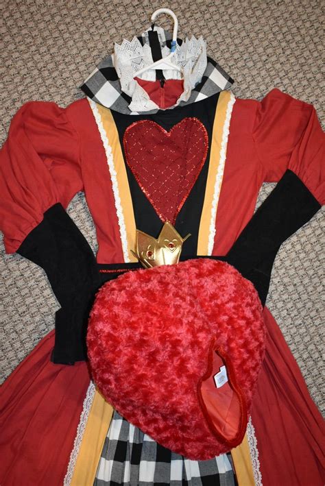 Costume For Alice In Wonderland Queen Of Hearts Gem