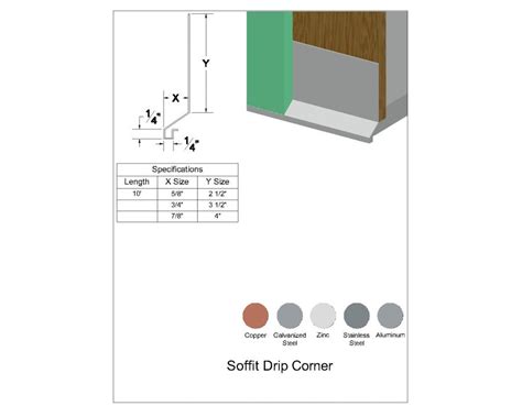 Lath Soffit Drip Corner Thousands Of Free Cad Blocks