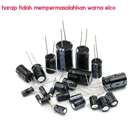 Jual Capasitor Elco Elko 1000uf 25v 1000uf 25v Shopee Indonesia