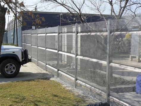 Expanded Metal Security Fence For Preventing Climbing Keeping Invaders Out