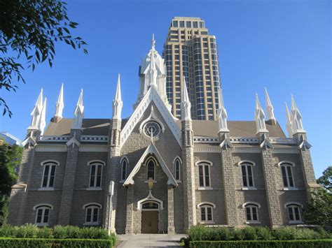 Salt Lake City Temple Square Assembly Hall Of The Church Of Jesus