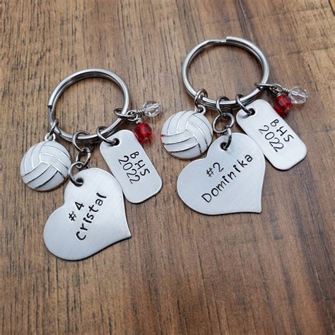 Volleyball Senior Gifts Volleyball Team Gift Ideas Volleyball Keychain ...