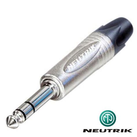 Ficha Jack 6 35mm Macho Niquelada St Neutrik TecnoMartins Pt