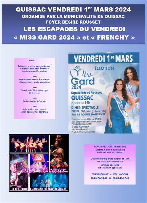 Election Miss Gard Ville De Quissac Ville De Quissac