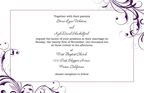 6 Wedding Invitation Templates Word Excel Pdf Templates