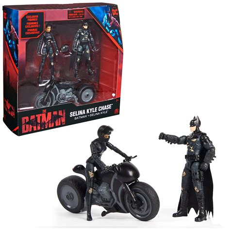 Buy The Batman 2022 Movie Series Selina Kyle Chase Set with Batman and ...