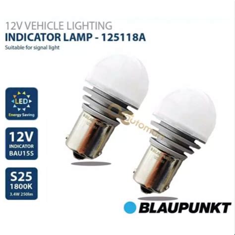 BLAUPUNKT หลอดไฟเลยว รน S25 LED 12V INDICATOR LAMP 1800K 125118A 2