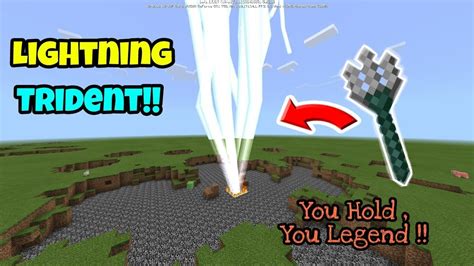 How to make a lightning trident in minecraft pe | Acquaint