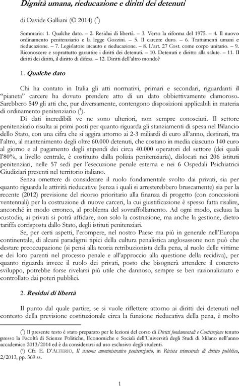 Dignità umana rieducazione e diritti dei detenuti PDF Free Download