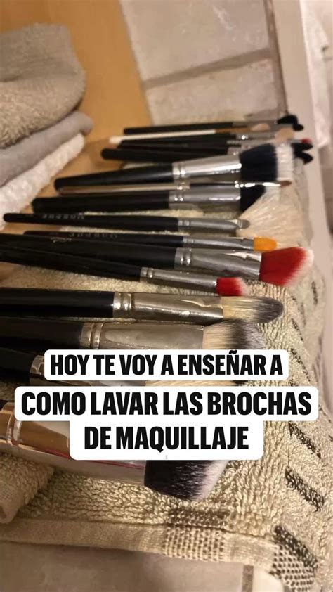 Como Lavar Tus Brochas Enjuague Brochas De Maquillaje Lava