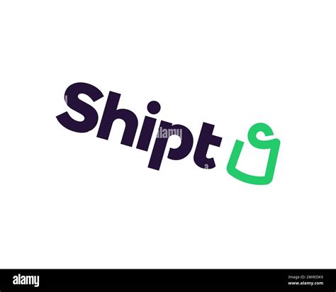 Shipt Rotated Logo White Background B Stock Photo Alamy