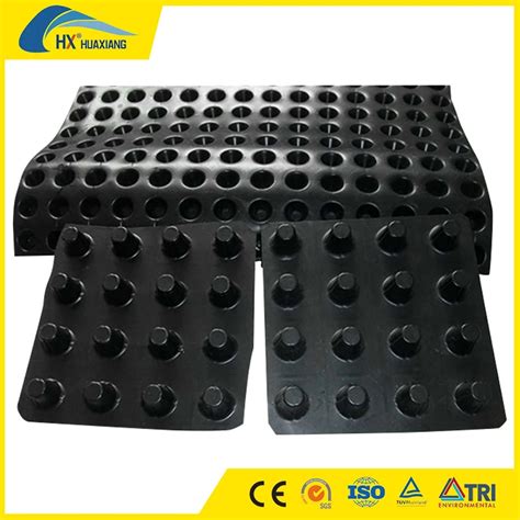 Hdpe Construction Waterproof Plastic Sheet Hdpe Drainage Board Dimple