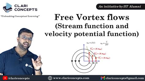 Free Vortex Flow Stream Function And Velocity Potential Function