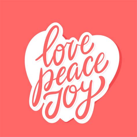 Love Joy Peace Illustrations, Royalty-Free Vector Graphics & Clip Art - iStock