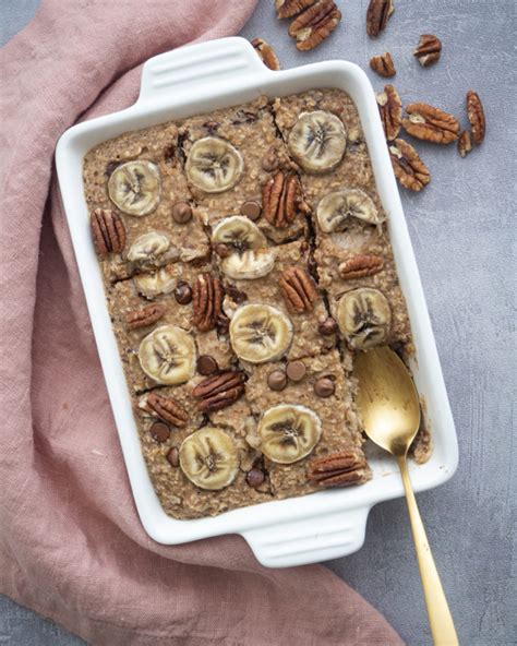 Einfaches Baked Oatmeal Grundrezept Mit Banane