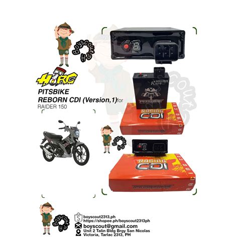 Raider Reborn Cdi Version By Pitsbike Shopee Philippines