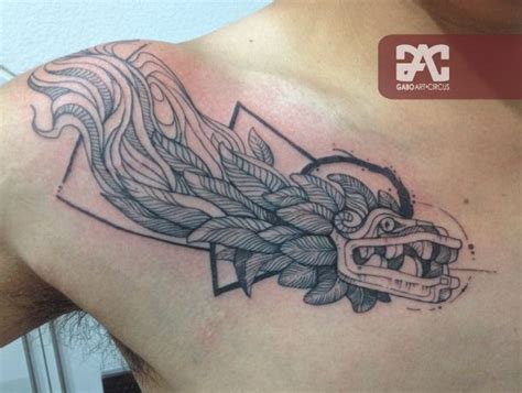 Quetzalcoatl Tattoo Line Fine Tattoo Black Line Tattoo Tatuajes