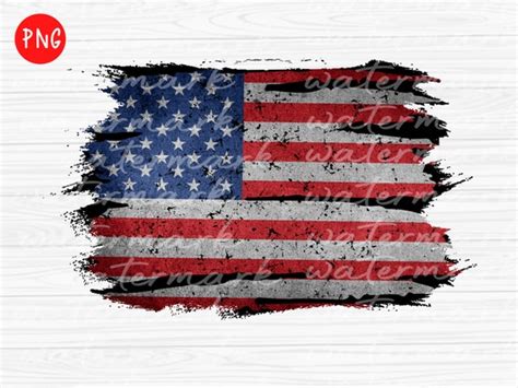 American Flag Png Usa Flag Claw Png File Usa Ripped Design Etsy