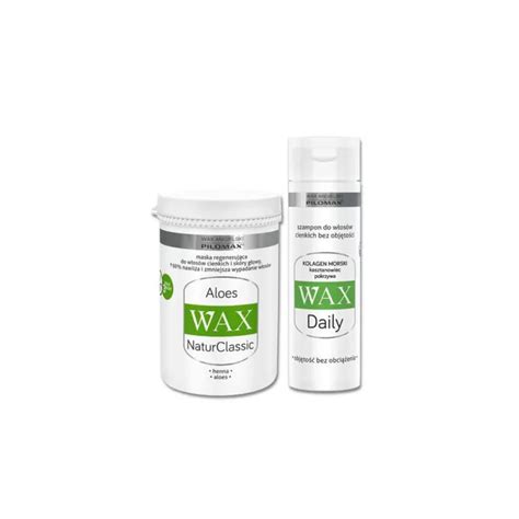 WAX Pilomax zestaw do włosów cienkich szampon 200 ml maska