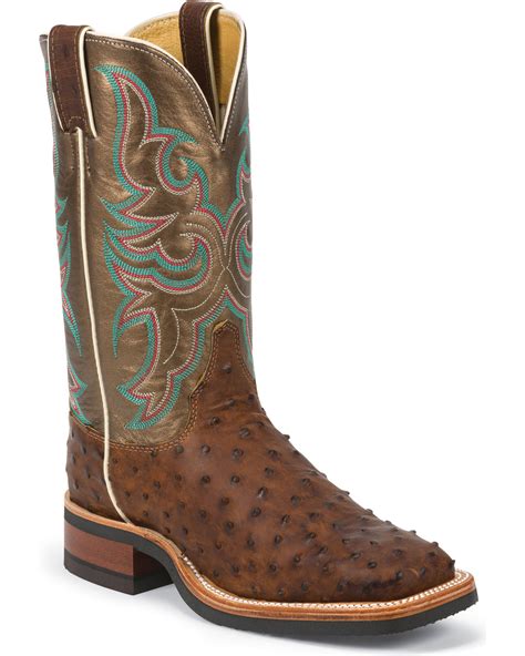 Justin Womens Full Quill Ostrich Western Boots Boot Barn