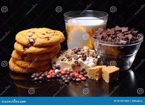 Concept Shot With Unsaturated Saturated And Trans Fats Stock Photo