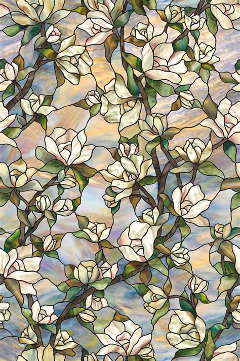 Star Magnolia By Artscape Decorative Privacy Window Film